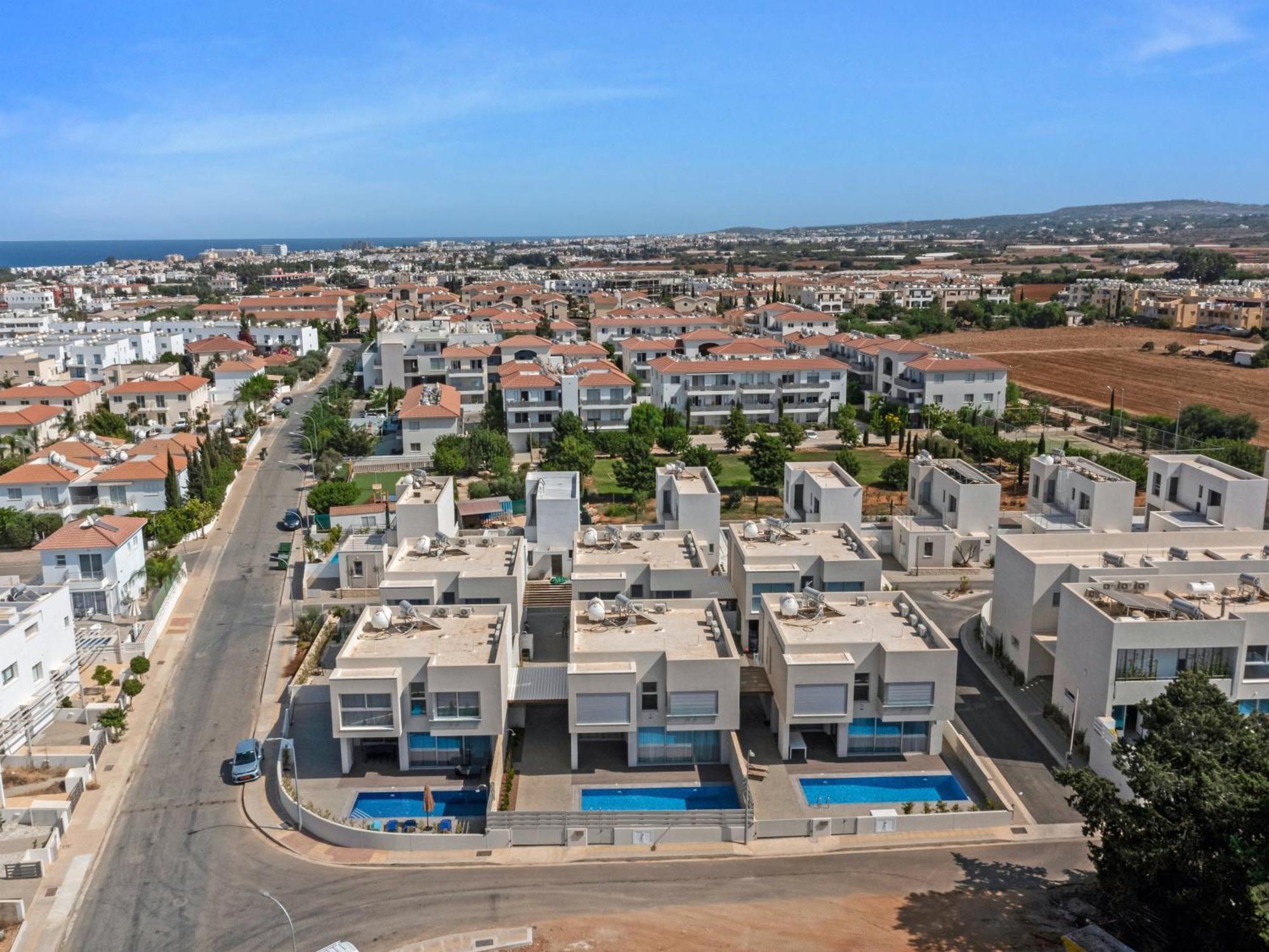 Sanders Mythical Blue Villas Paralímni Eksteriør bilde
